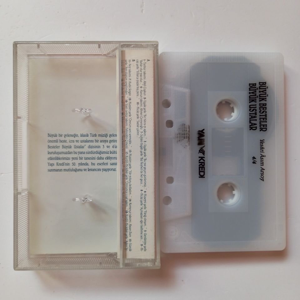BÜYÜK BESTELER BÜYÜK USTALAR - YESARİ ASIM ARSOY / 4/4 - KASET 2.EL