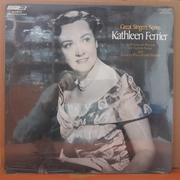 KATHLEEN FERRIER - GREAT SINGERS SERIES (1968) - LP DÖNEM BASKISI SIFIR PLAK