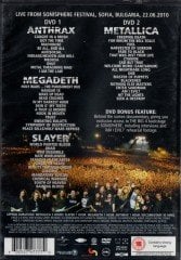 THE BIG 4 METALLICA SLAYER MEGADETH ANTHRAX - LIVE FROM SOFIA, BULGARIA (2010) - 2 DVD  SIFIR