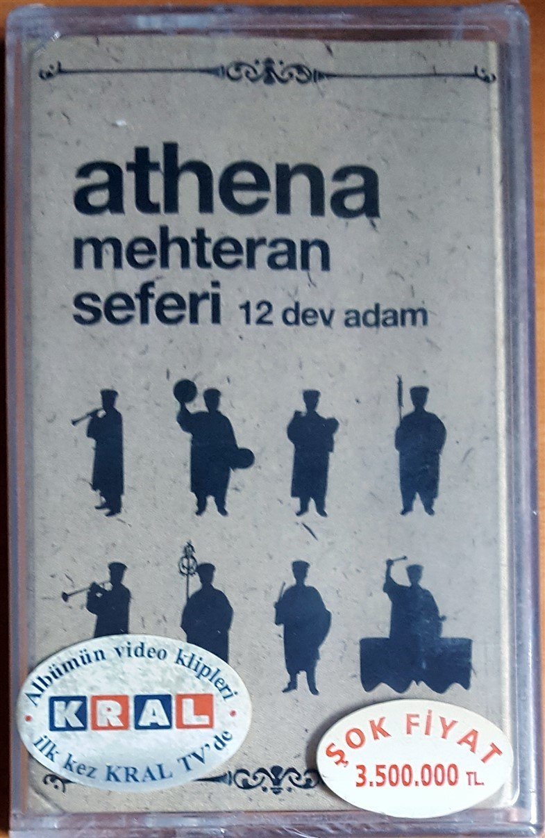 ATHENA - MEHTERAN SEFERİ / 12 DEV ADAM (2002) - KASET SIFIR