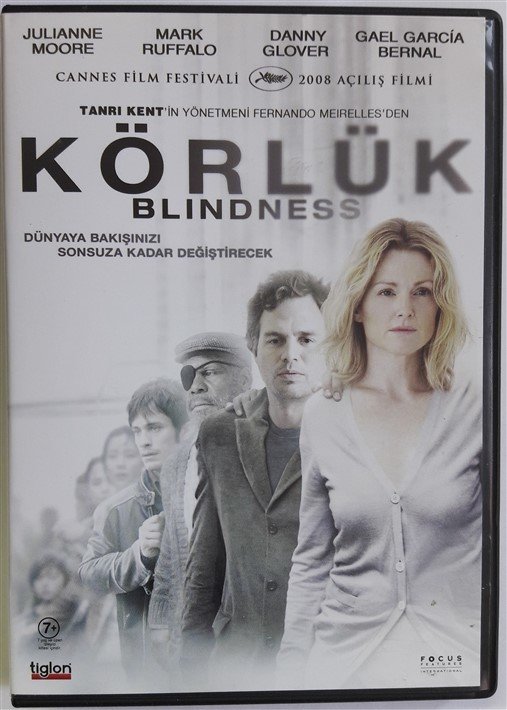 KÖRLÜK - BLINDNESS - JULIANNE MOORE - MARK RUFFALO - DANNY GLOVER - GAEL GARCIA BERNAL - FERNANDO MEIRELLES - DVD 2.EL (JOSE SARAMAGO)