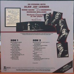 AN EVENING WITH ALAN JAY LERNER - PLAK 2.EL