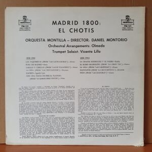 ORQUESTA MONTILLA - MADRID 1800: EL CHOTIS - LP 2.EL PLAK