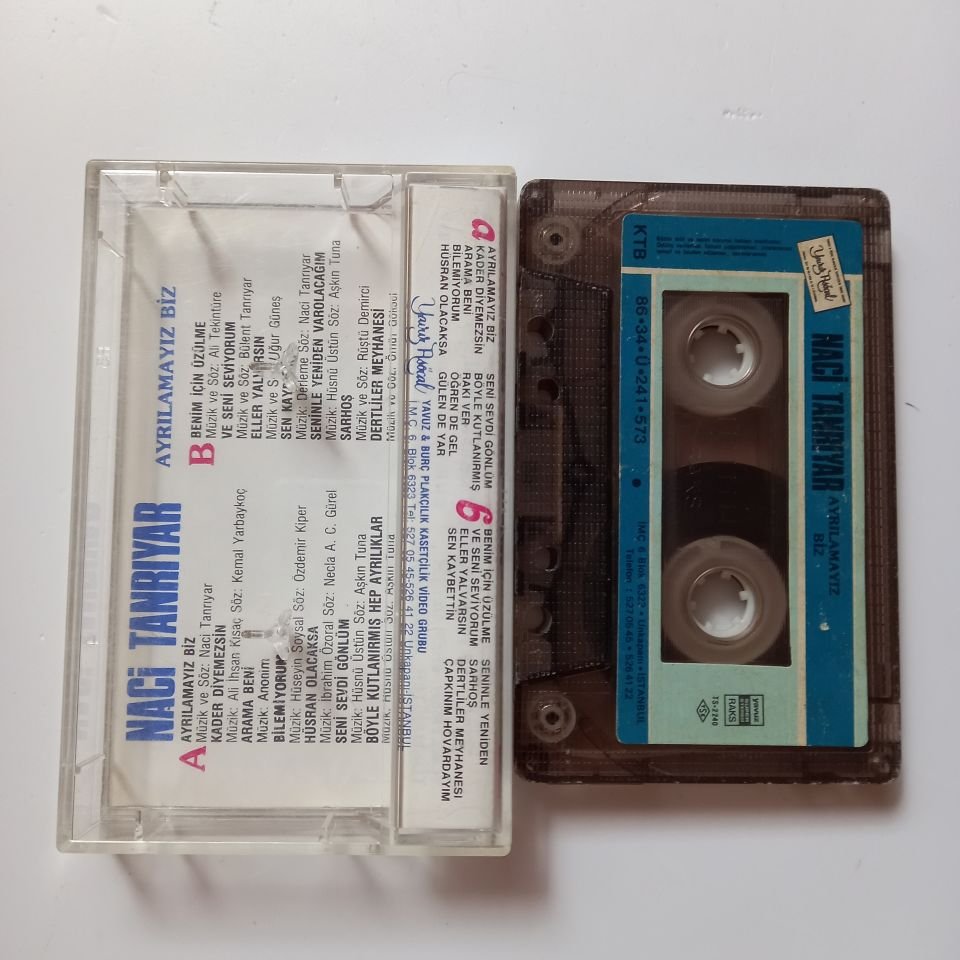 NACİ TANRIYAR - AYRILAMAYIZ BİZ (1986) - KASET 2.EL