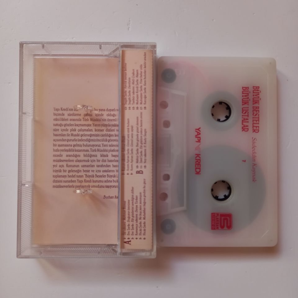 BÜYÜK BESTELER BÜYÜK USTALAR - SADEDDİN KAYNAK 7 - KASET 2.EL