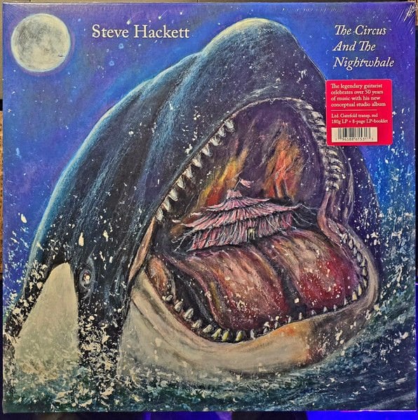 STEVE HACKETT – THE CIRCUS AND THE NIGHTWHALE (2024) - LP GATEFOLD TRANSPARENT RED 180 GR SIFIR PLAK