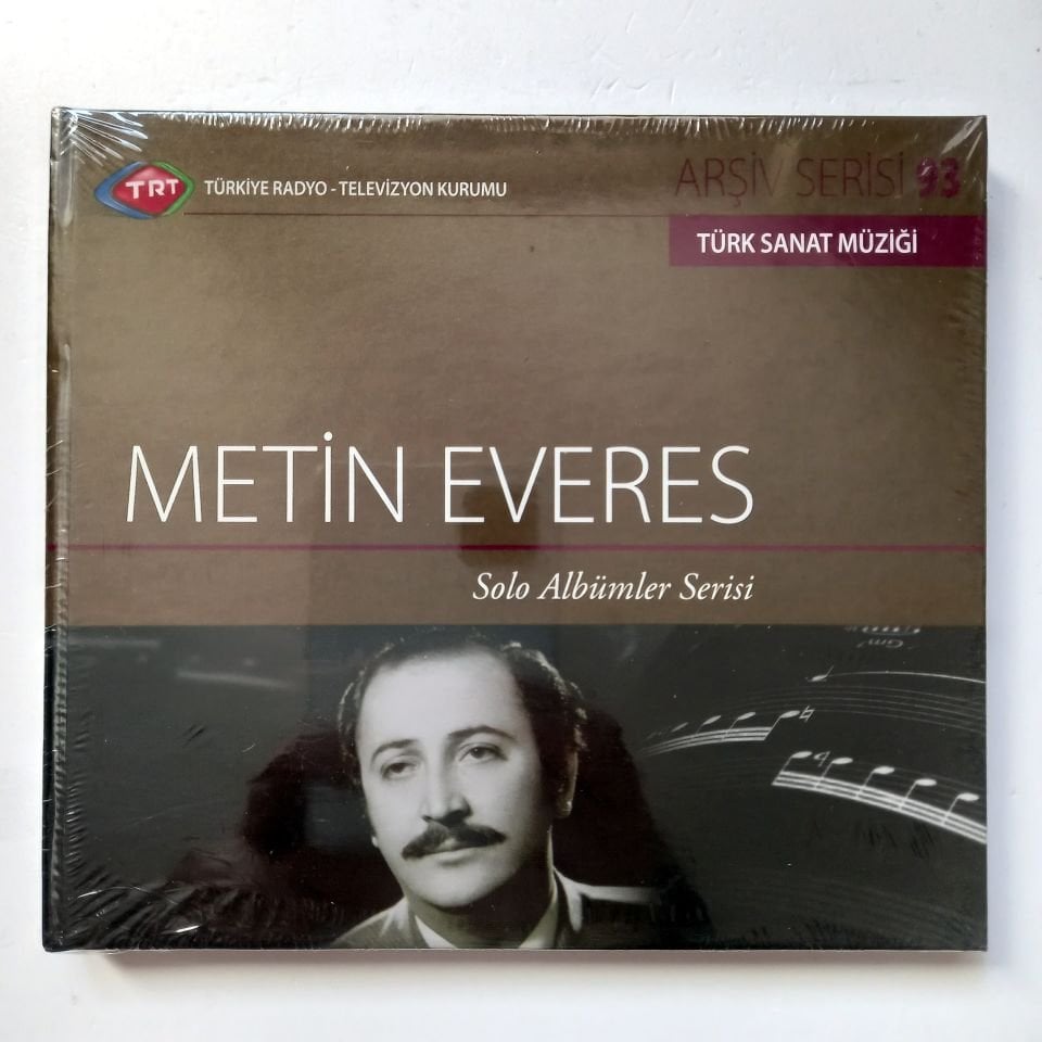 METİN EVERES / TÜRK SANAT MÜZİĞİ / TRT ARŞİV SERİSİ 93 - CD SIFIR