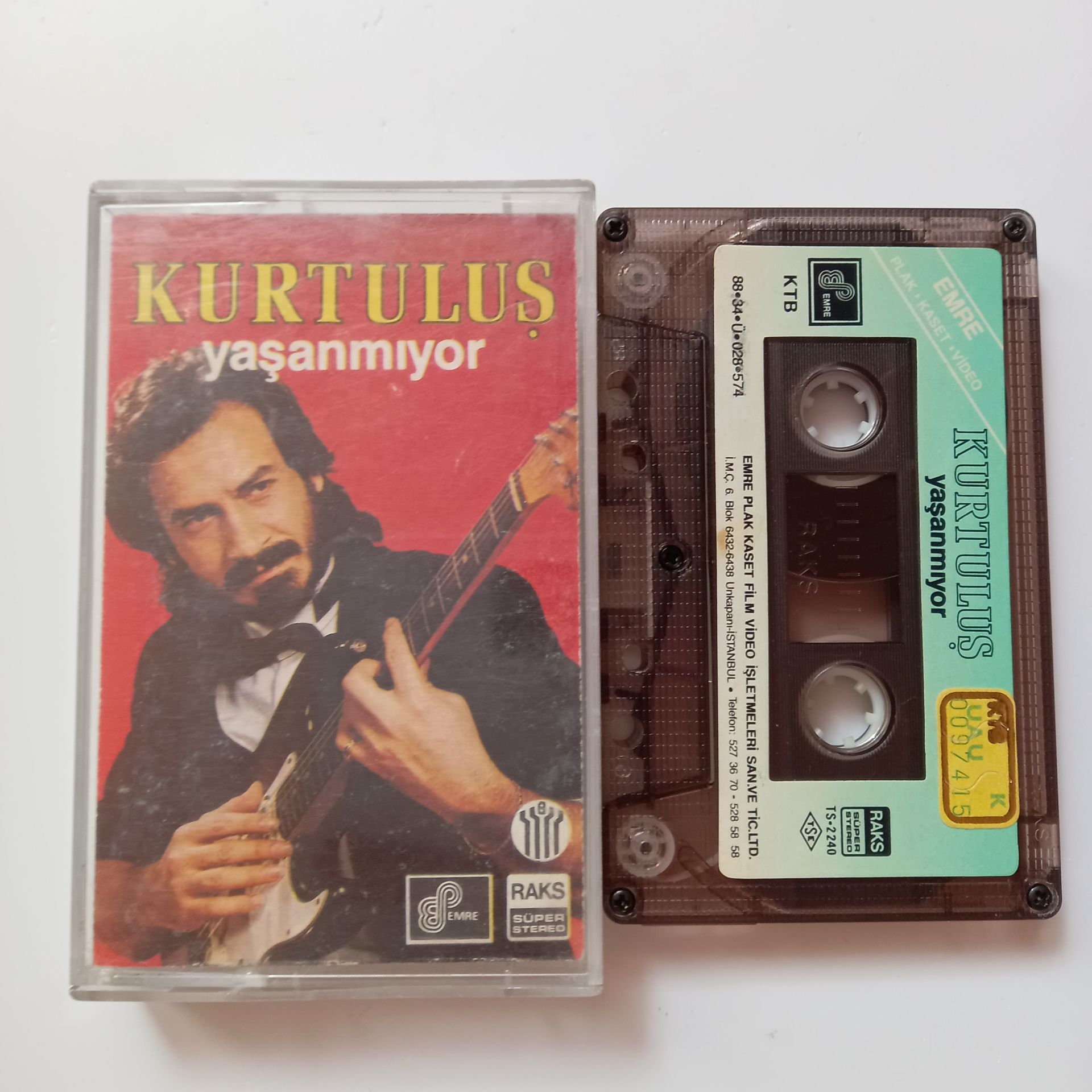 KURTULUŞ - YAŞANMIYOR (1988) - KASET 2.EL