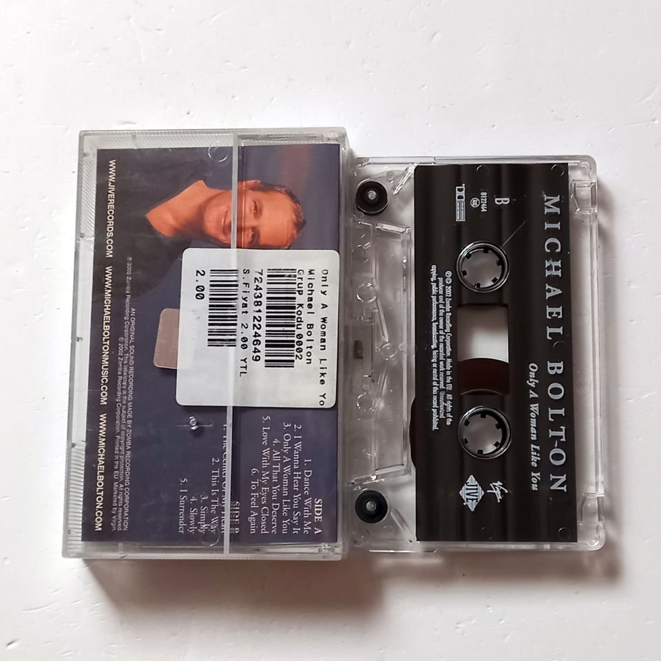 MICHAEL BOLTON – ONLY A WOMAN LIKE YOU (2002) - KASET 2.EL