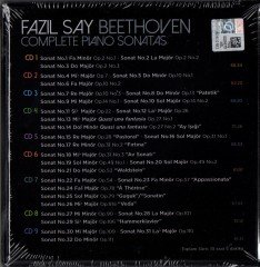 BEETHOVEN: COMPLETE PIANO SONATAS, FAZIL SAY (2020) - 9CD SIFIR