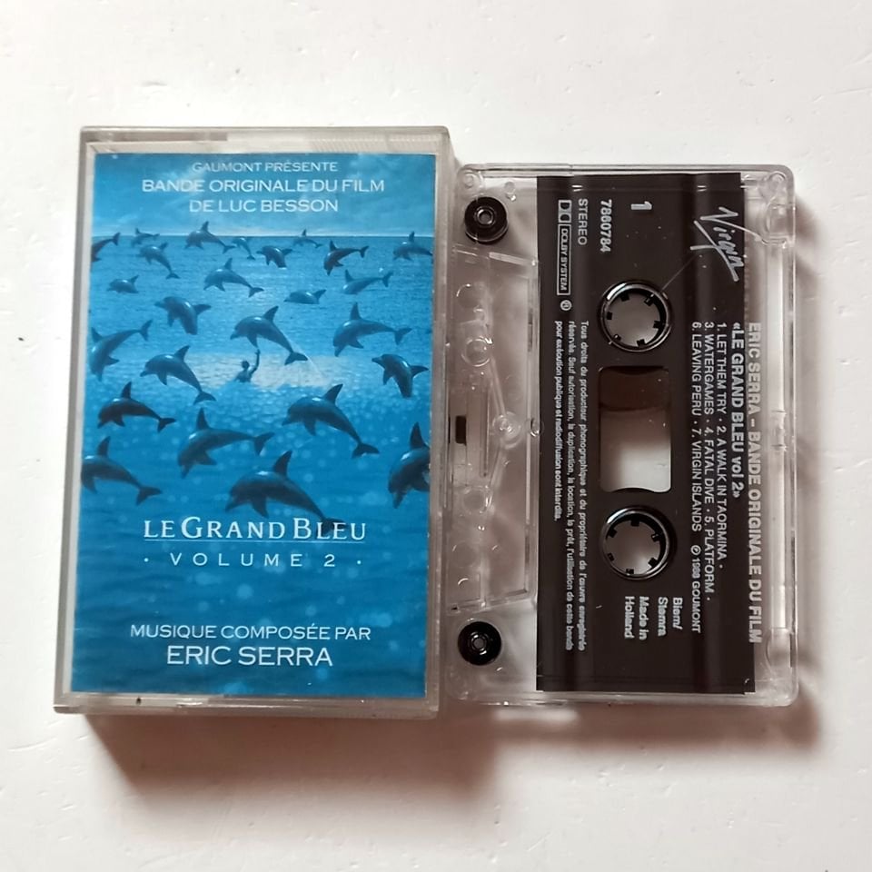 ERIC SERRA – LE GRAND BLEU: VOLUME 2 (BANDE ORIGINALE DU FILM DE LUC BESSON)(1988) - KASET 2.EL