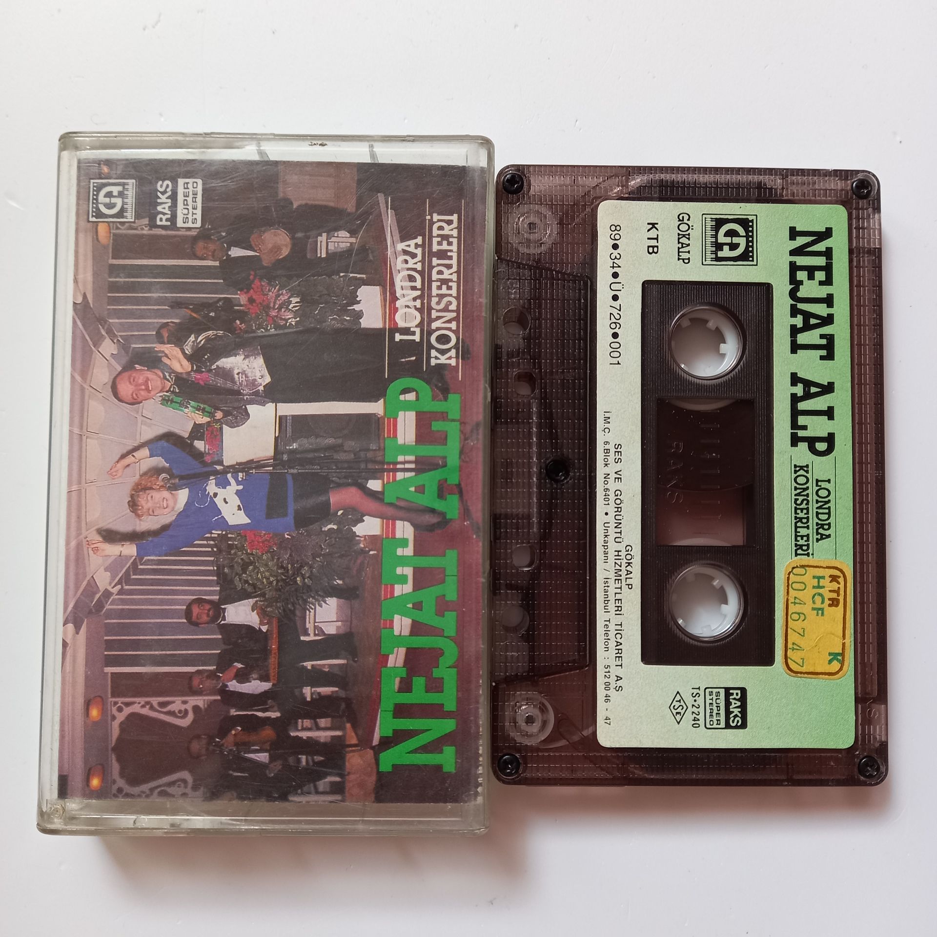 NEJAT ALP - LONDRA KONSERLERİ (1989) - KASET 2.EL