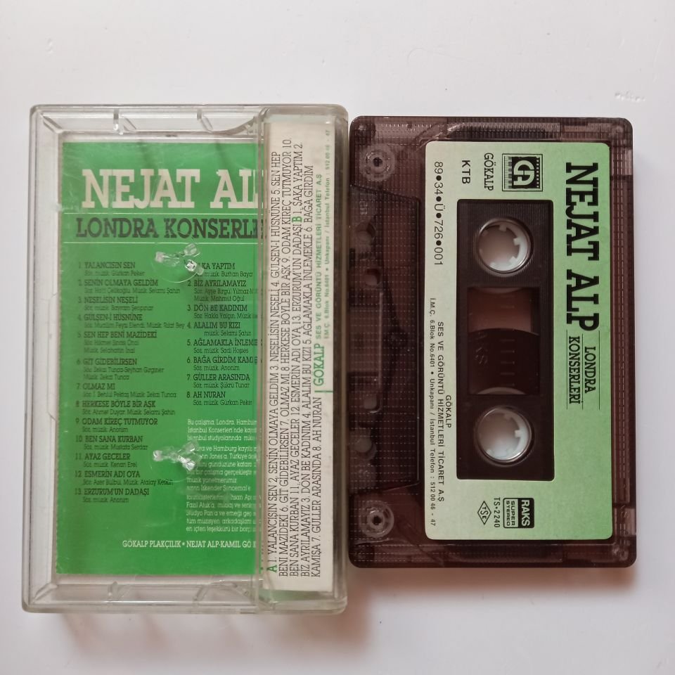 NEJAT ALP - LONDRA KONSERLERİ (1989) - KASET 2.EL