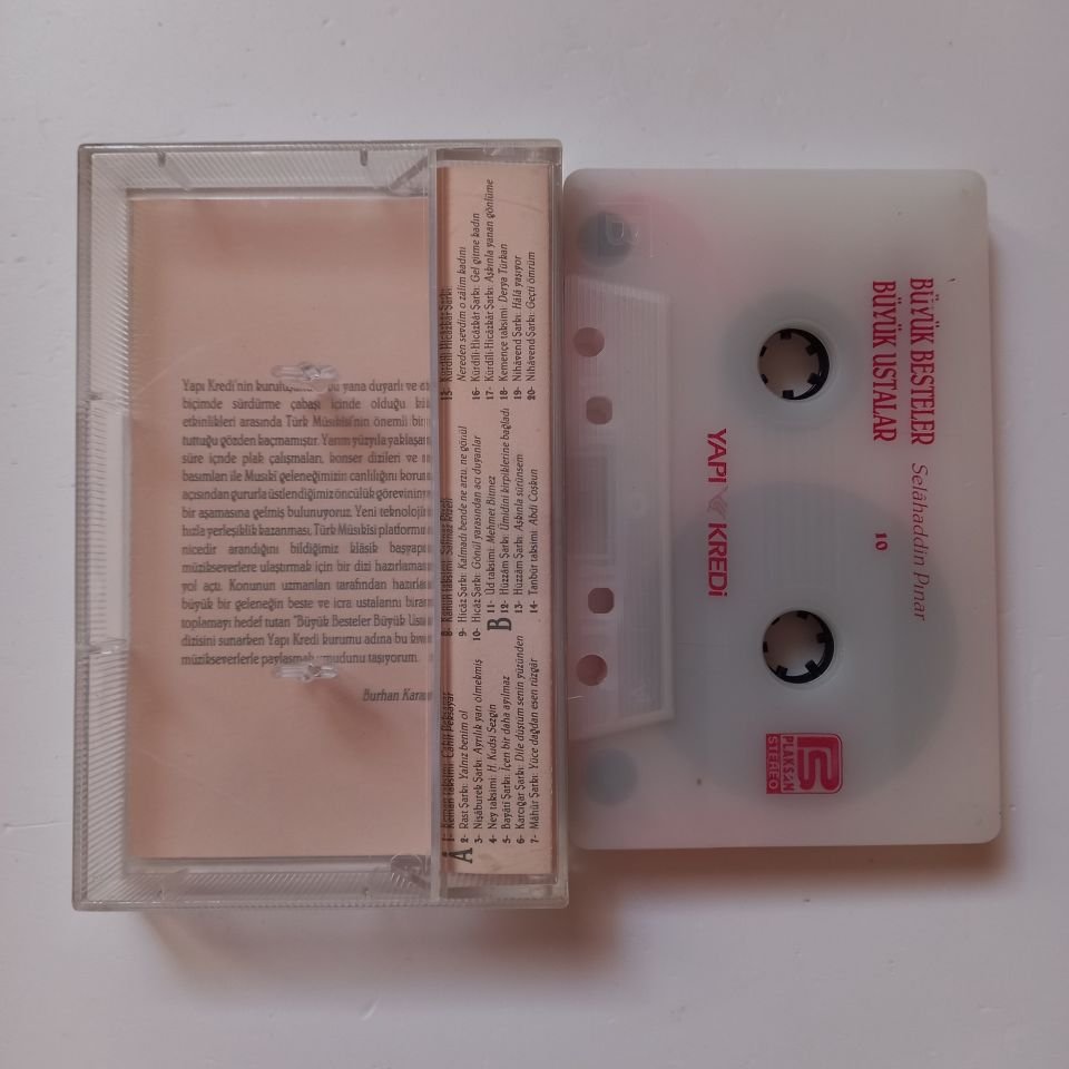 BÜYÜK BESTELER BÜYÜK USTALAR - SELAHADDİN PINAR 10 - KASET 2.EL