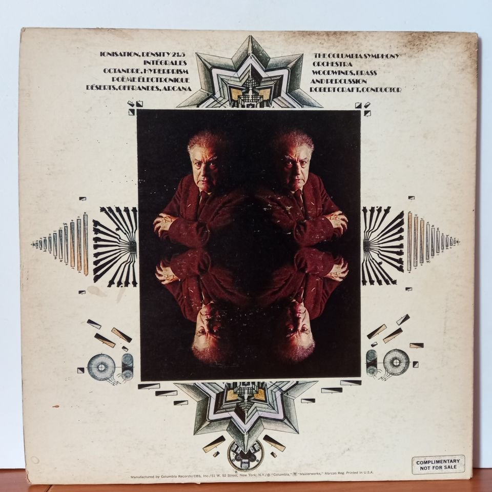 EDGARD VARESE, ROBERT CRAFT, COLUMBIA SYMPHONY ORCHESTRA – THE VARESE ALBUM (1972) - 2LP 2.EL PLAK