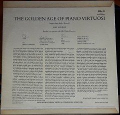 THE GOLDEN AGE OF PIANO VIRTUOSI RECORD 1: JOSEPH LHEVINNE - LP 2.EL