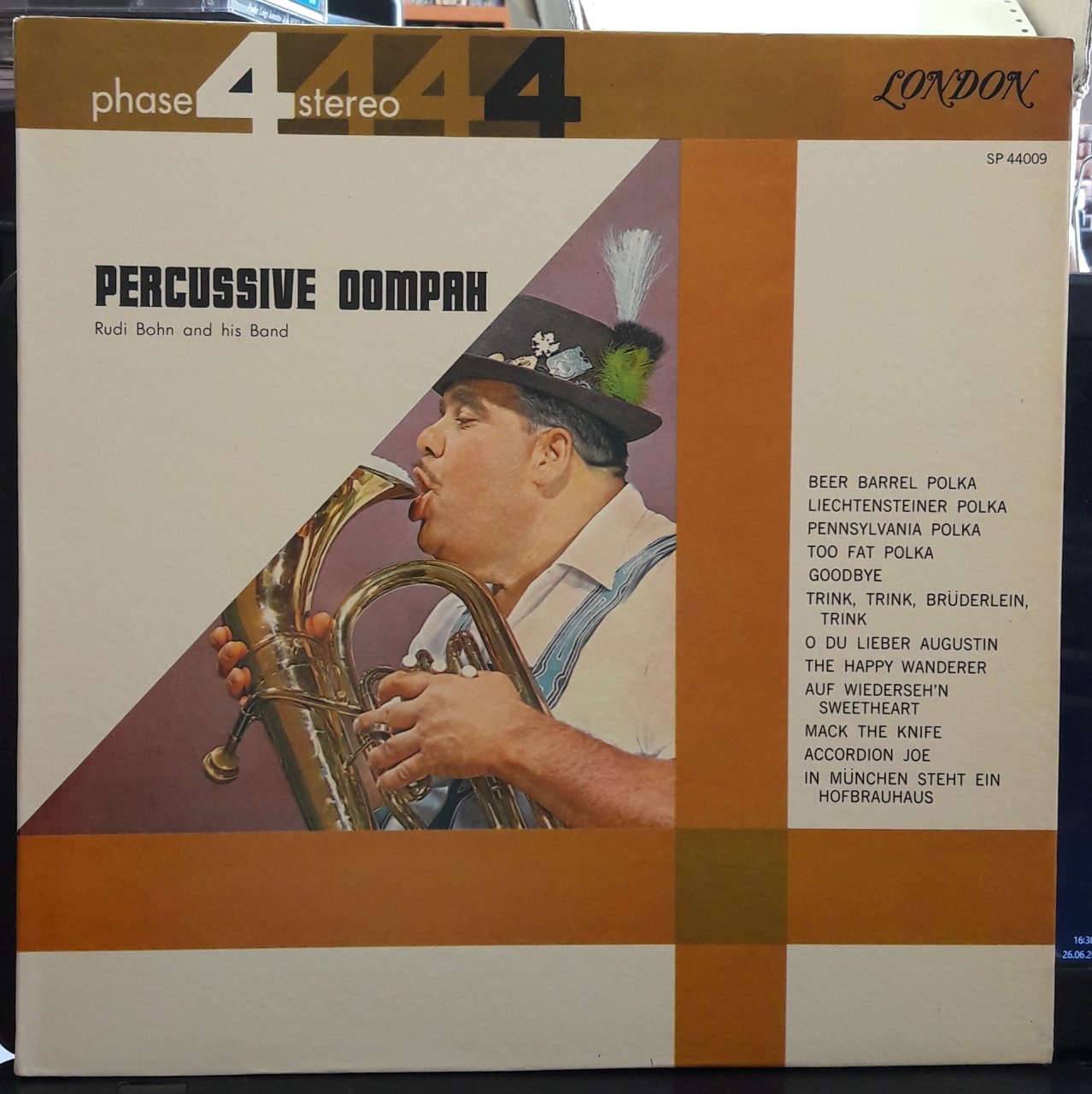 PERCUSSIVE OOMPAH - RUDI BOHN - PLAK 2.EL LONDON PHASE 4 STEREO