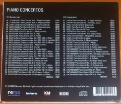 PIANO / BEETHOVEN, SAINT-SAENS, RACHMANINOV, CHOPIN - 2CD 2.EL