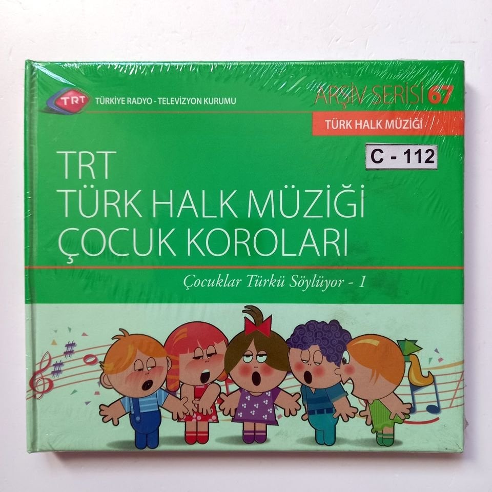 TRT HALK MÜZİĞİ ÇOCUK KOROLARI - ÇOCUKLAR TÜRKÜ SÖYLÜYOR-1 / TÜRK HALK MÜZİĞİ / TRT ARŞİV SERİSİ 67 - CD SIFIR
