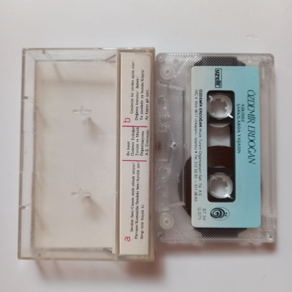 ÖZDEMİR ERDOĞAN - AŞKIMIZ ŞARKILARDA YAŞASIN (1987) - KASET 2.EL