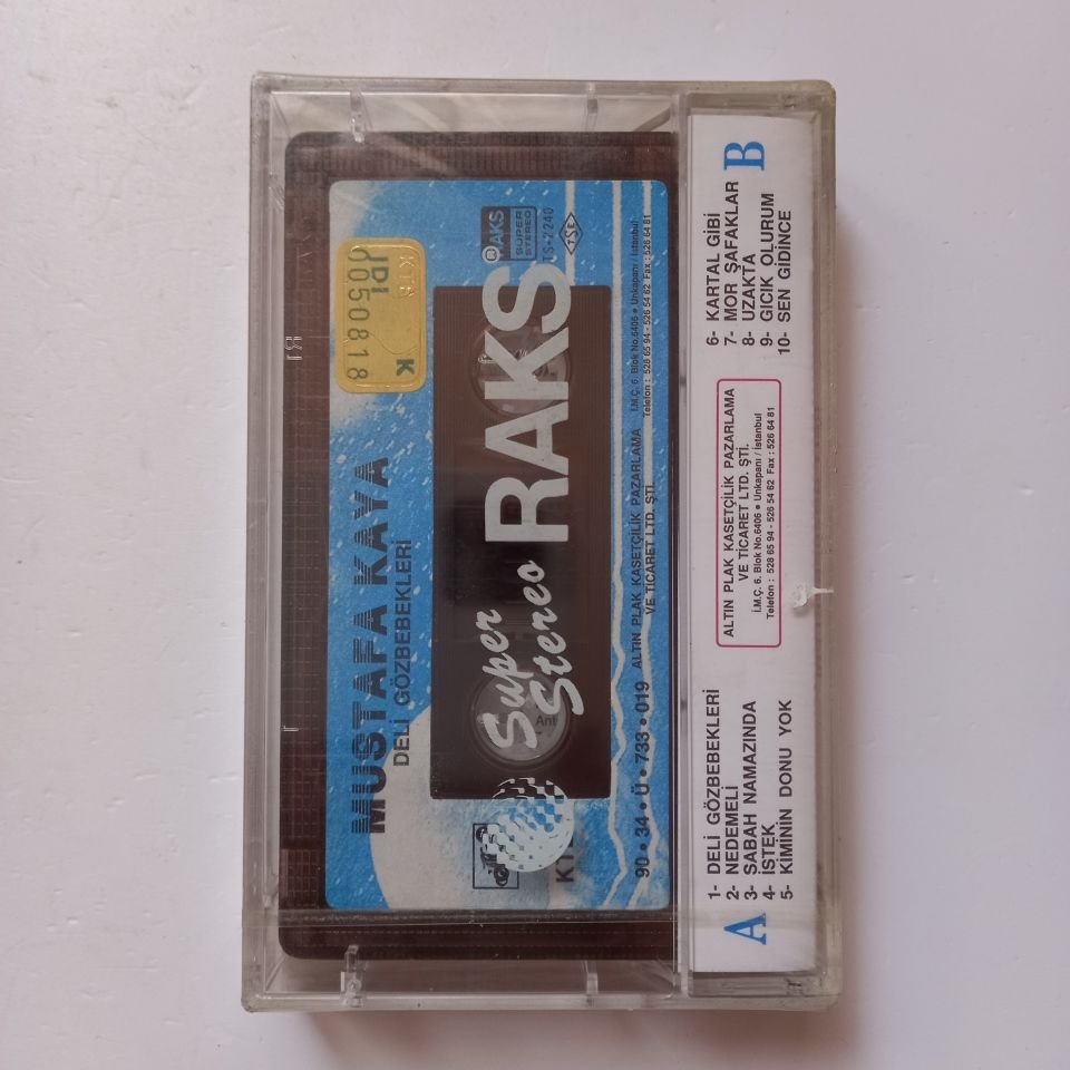 MUSTAFA KAYA - DELİ GÖZBEBEKLERİ (1990) - KASET SIFIR