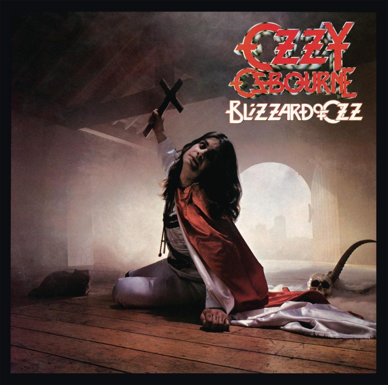 OZZY OSBOURNE - BLIZZARD OF OZZ (1981) - LP 2021 REISSUE LIMITED EDITION SILVER RED SIFIR PLAK