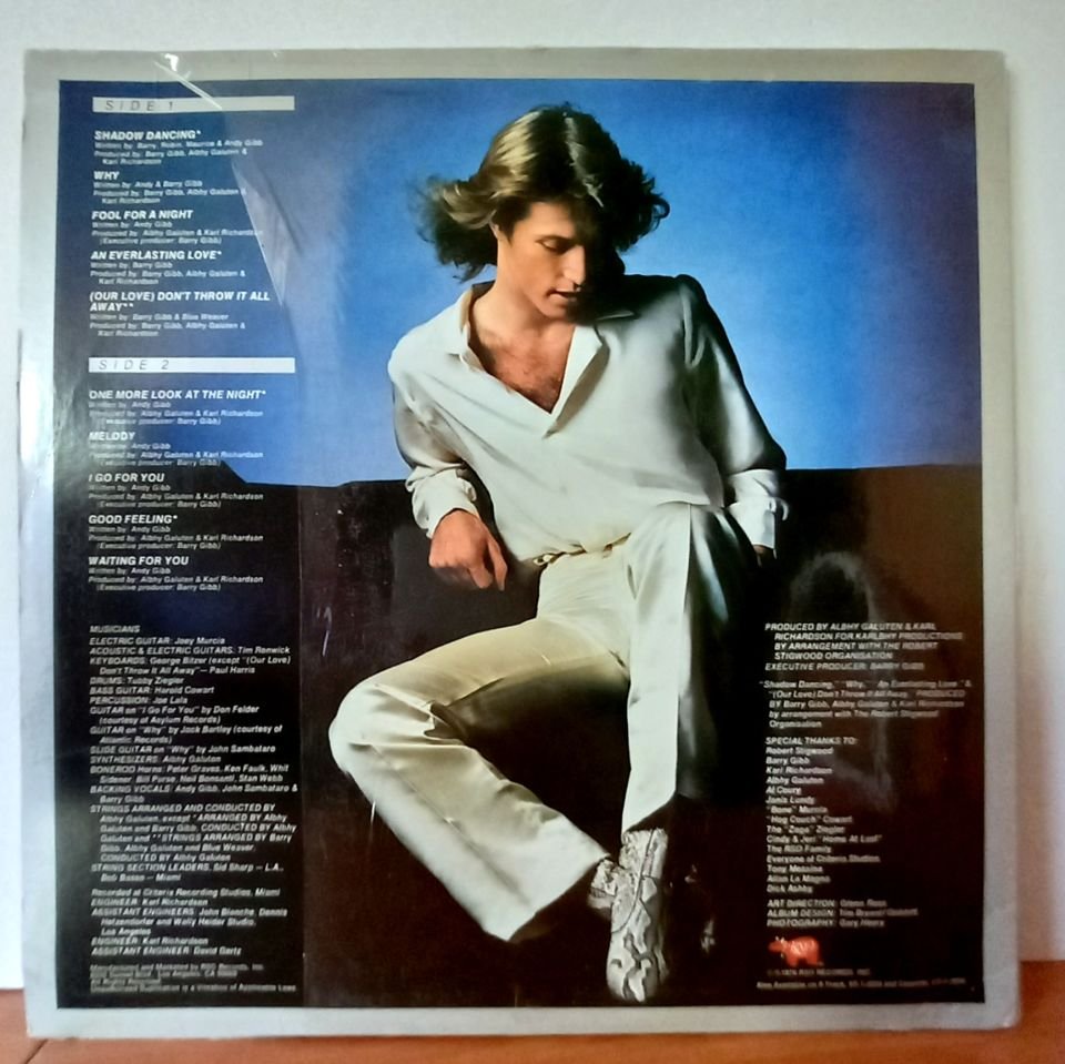 ANDY GIBB – SHADOW DANCING (1978) - LP 2.EL PLAK