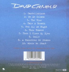 DAVID GILMOUR [PINK FLOYD] - ON AN ISLAND (2006) DIGIPAK CD SIFIR