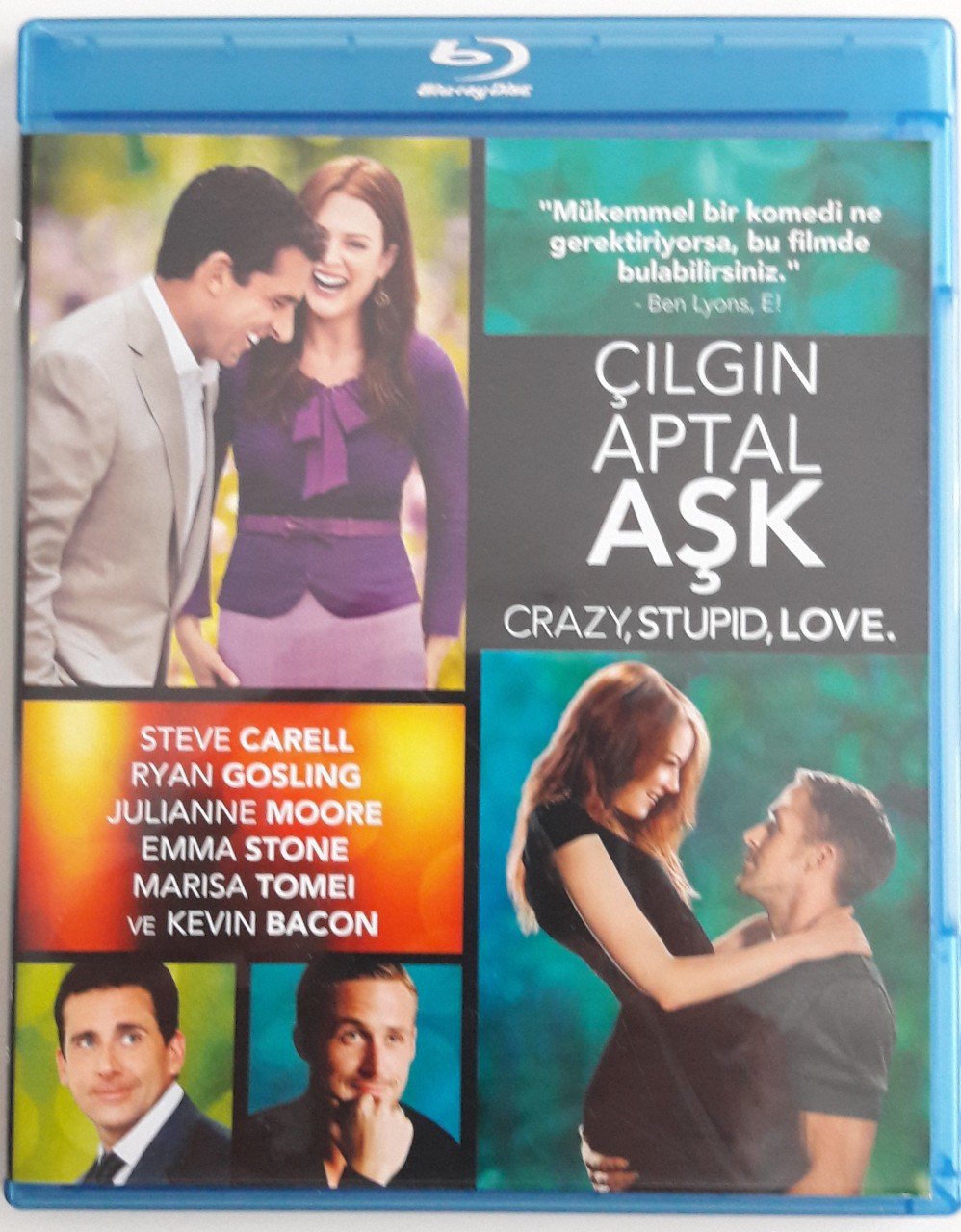 CRAZY, STUPID, LOVE. - ÇILGIN APTAL AŞK - STEVE CARELL - RYAN GOSLING - JULIANNE MOORE - EMMA STONE - MARISA TOMEI - BLU-RAY 2.EL