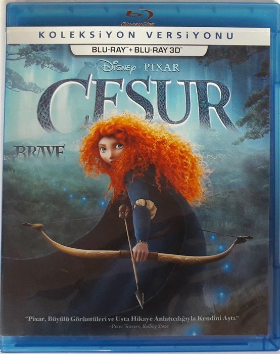 CESUR - BRAVE - DISNEY PIXAR ANİMASYON - 3D+BLU-RAY 2.EL