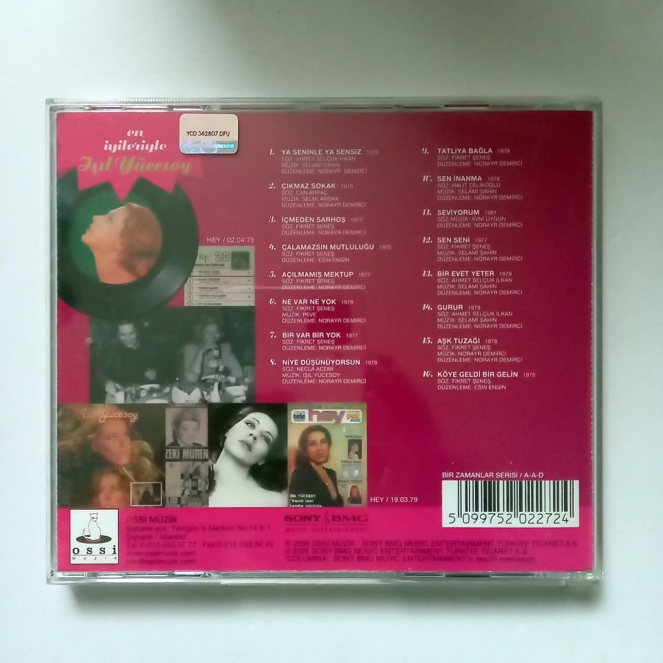 IŞIL YÜCESOY – EN İYİLERİYLE IŞIL YÜCESOY (2005) CD 2.EL