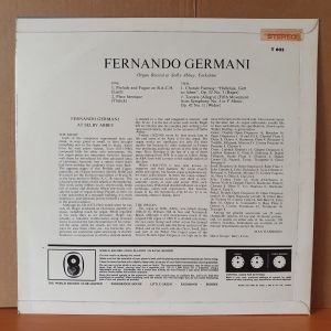 FERNANDO GERMANI - AT SELBY ABBEY (1967) - LP 2.EL PLAK