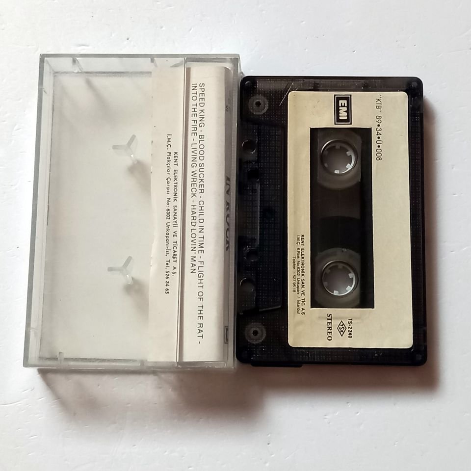 DEEP PURPLE – DEEP PURPLE IN ROCK (1970) - KASET 1989 2.EL