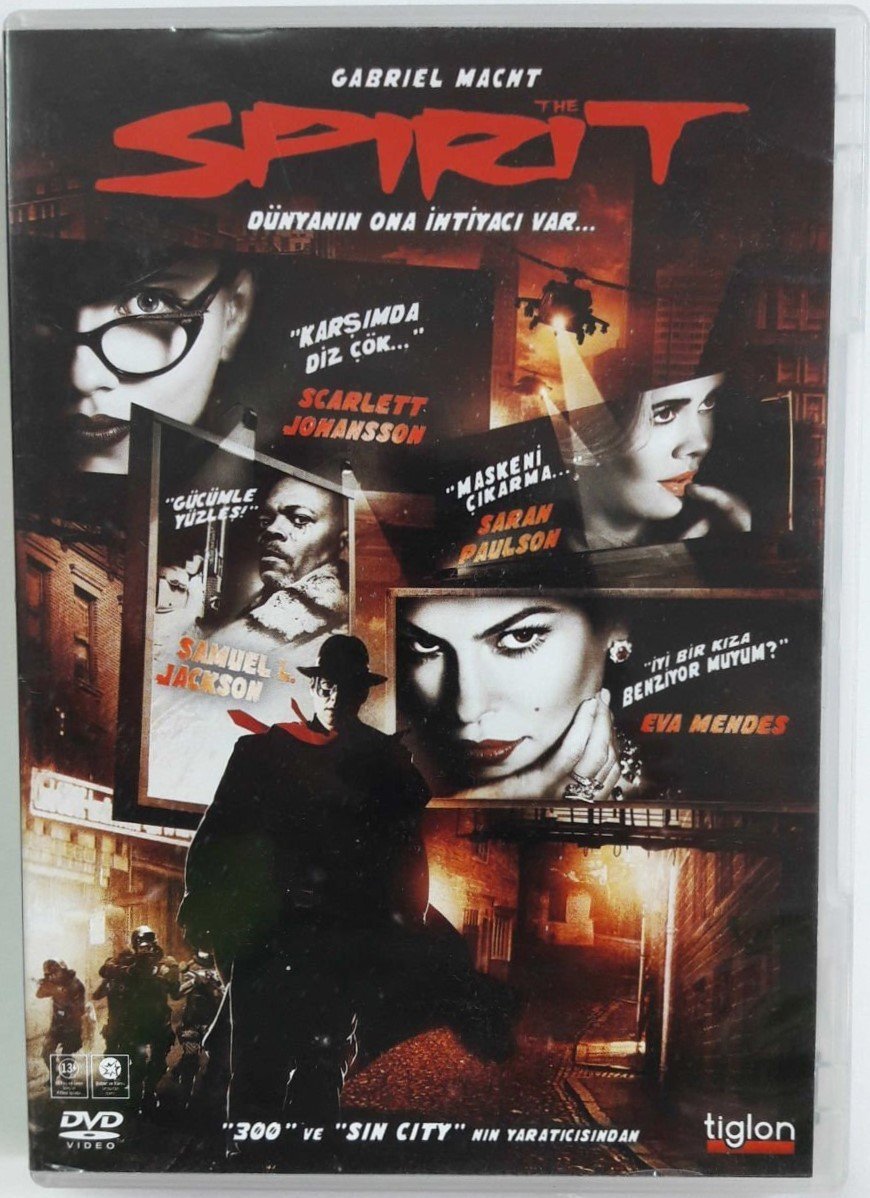 The SPIRIT -  GABRIEL MACHT - EVA MENDES - FRANK MILLER - DVD 2.EL