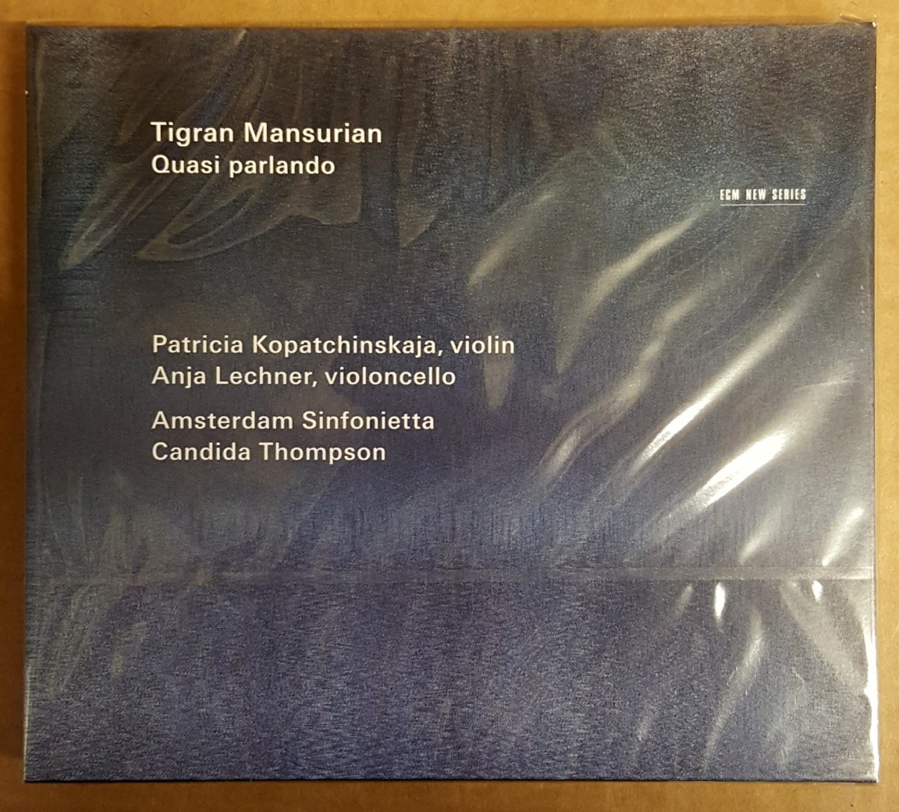 TIGRAN MANSURIAN QUASI PARLANDO CD 2014 ECM NEW SERIES SIFIR