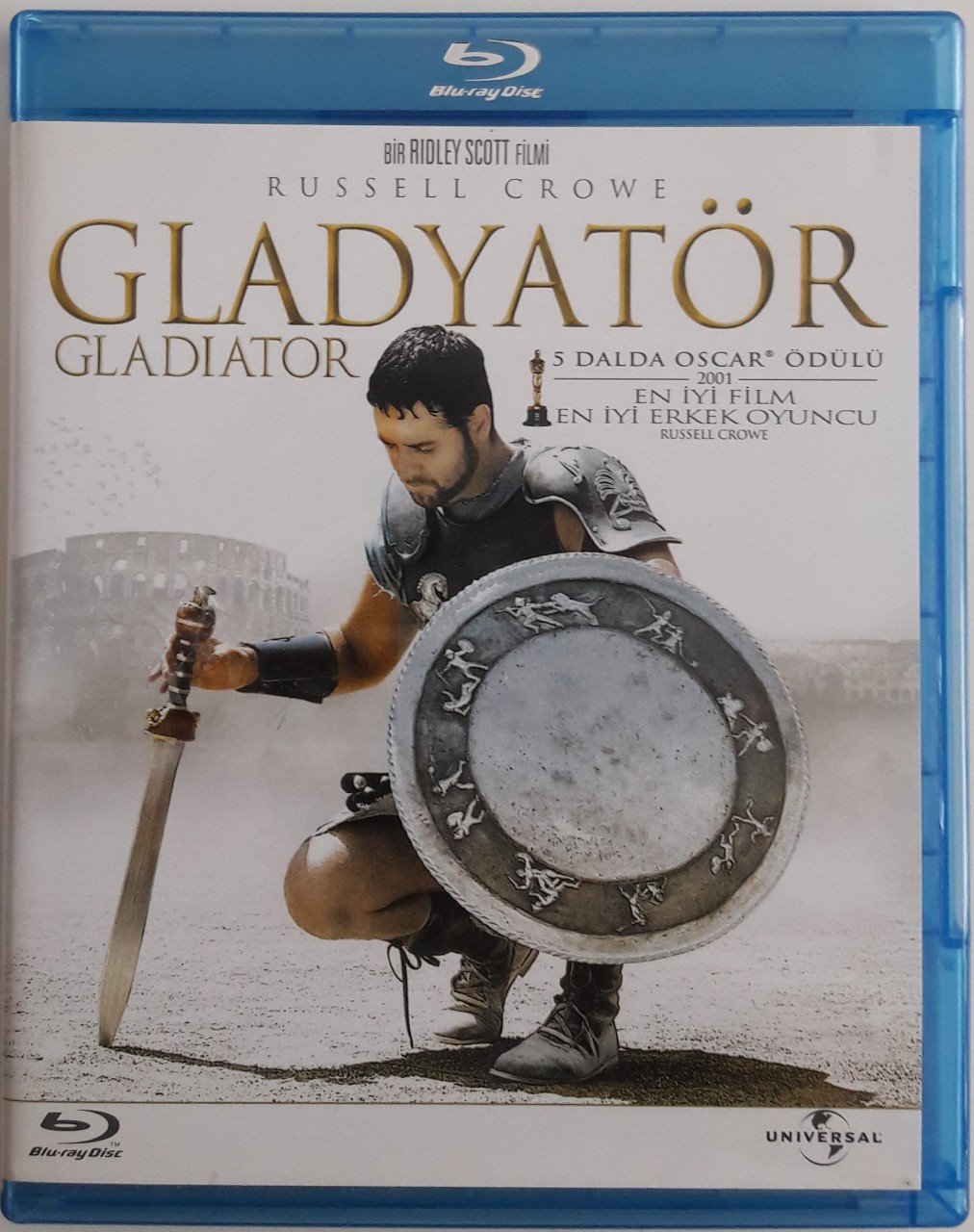 GLADIATOR - GLADYATÖR - RUSSELL CROWE - JOAQUIN PHOENIX - RIDLEY SCOTT - BLURAY 2.EL