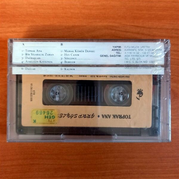 GRUP SÖYLENCE - TOPRAK ANA (1991) - KASET EZGİ MÜZİK SIFIR
