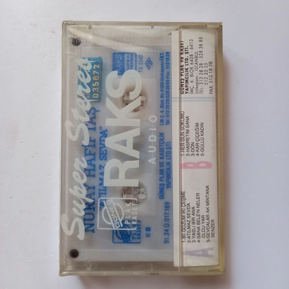 NURAY HAFİFTAŞ - ATILMAZ SEVDA (1991) - KASET SIFIR
