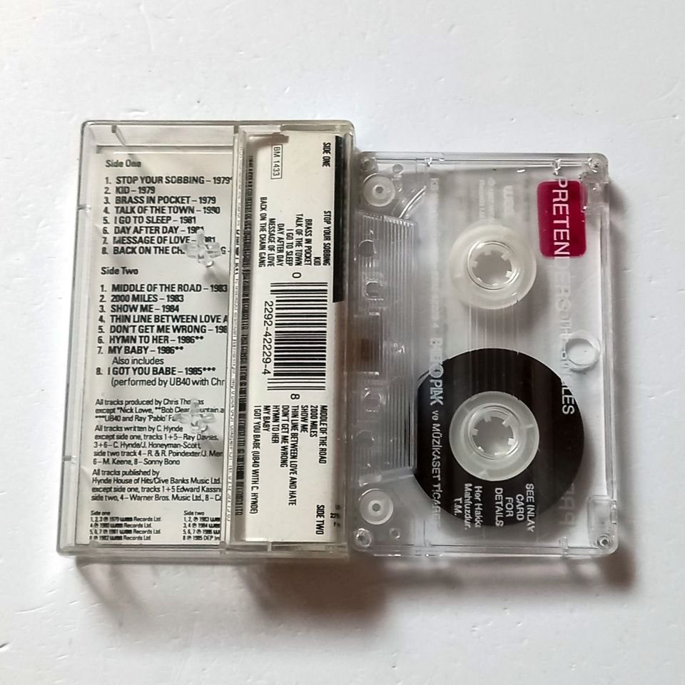 PRETENDERS – THE SINGLES (1987) - KASET 2.EL