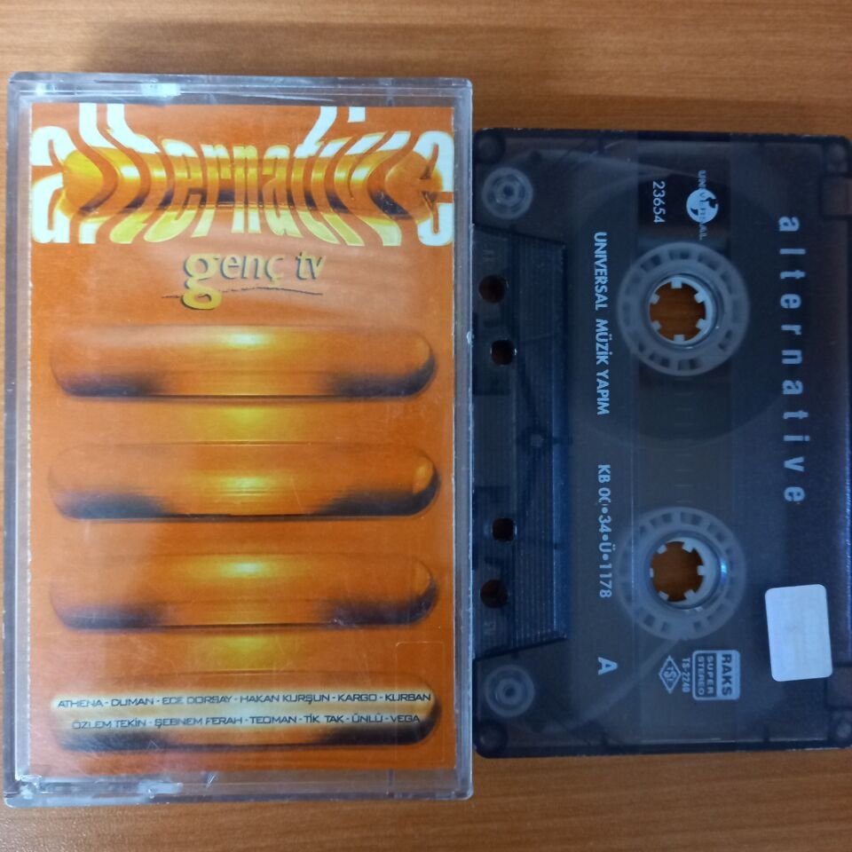 ALTERNATIVE / GENÇ TV / ATHENA, DUMAN, ECE DORSAY, HAKAN KURŞUN, KARGO, KURBAN, ÖZLEM TEKİN (2000) - KASET 2.EL