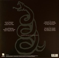 METALLICA - METALLICA (1991) - 2LP 2021 180GR BLACKENED EDT SIFIR PLAK