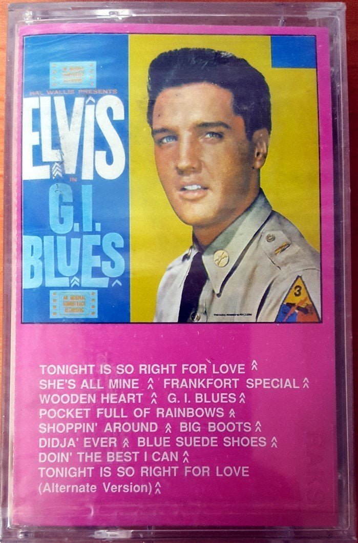 ELVIS PRESLEY - G.I. BLUES (1990) MMY PAPER LABEL CASSETTE MADE IN TURKEY ''NEW''