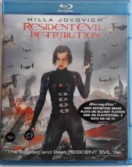 RESIDENT EVIL RETRIBUTION - ÖLÜMCÜL DENEY İNTİKAM - MILLA JOVOVICH - MICHELLE RODRIGUEZ - BLU-RAY 2.EL