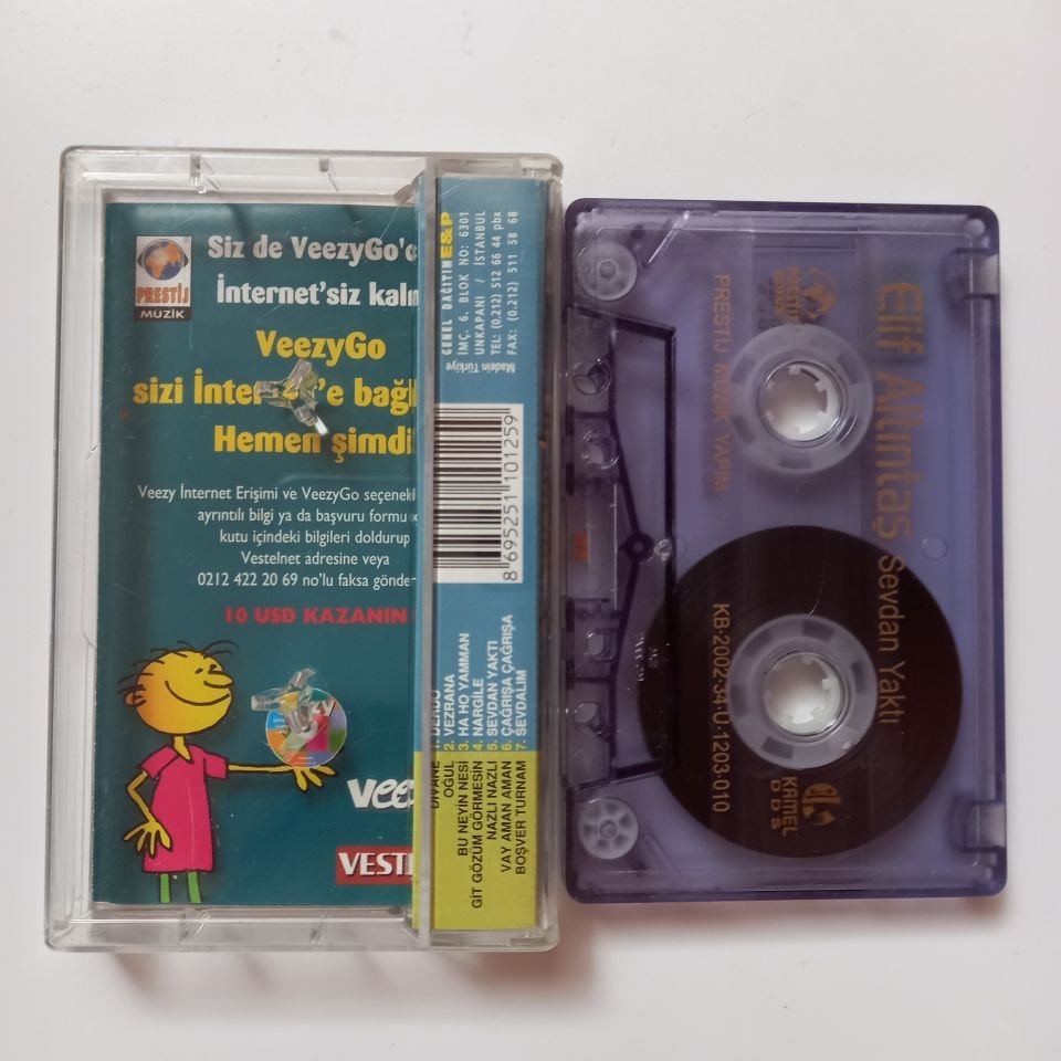 ELİF ALTINTAŞ - SEVDAN YAKTI (2002) - KASET 2.EL