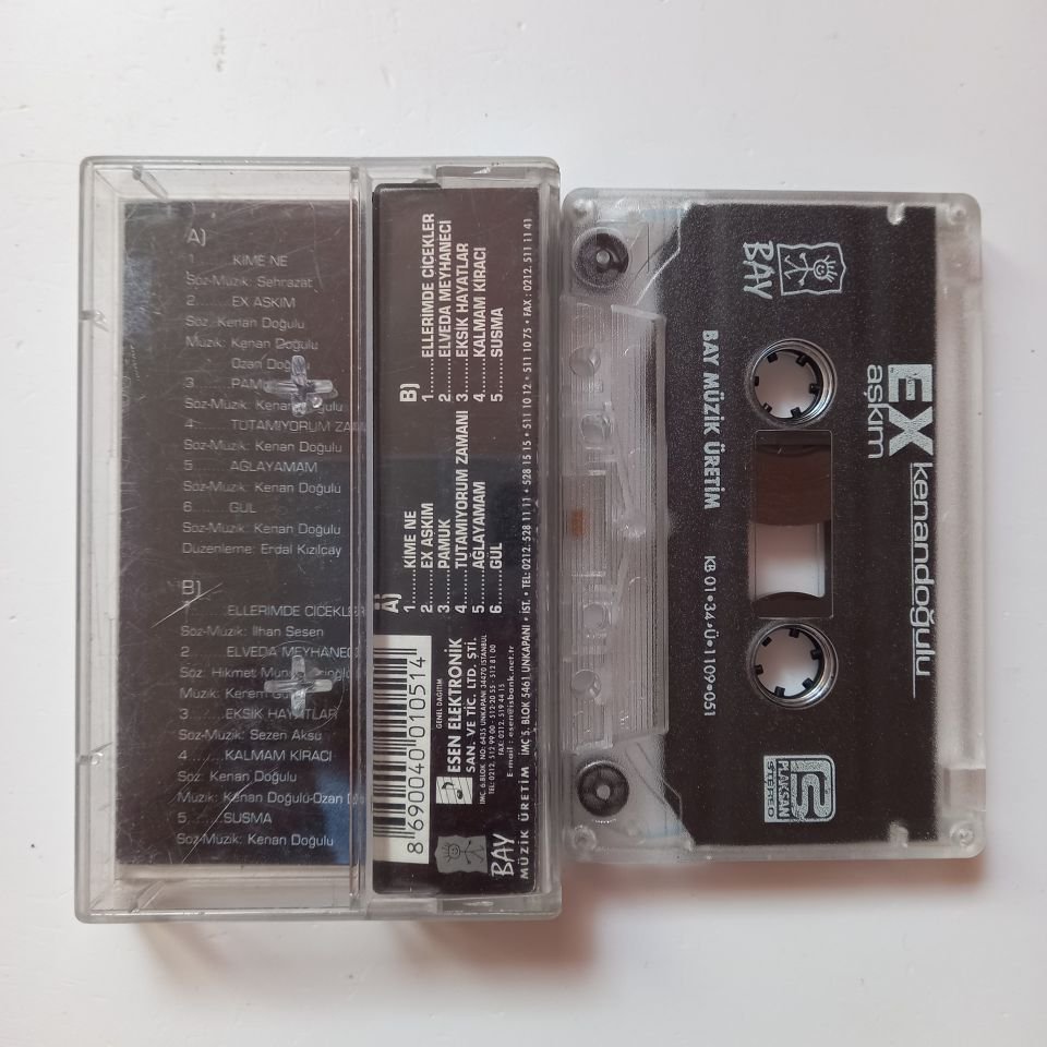 KENAN DOĞULU - EX AŞKIM (2001) - KASET 2.EL