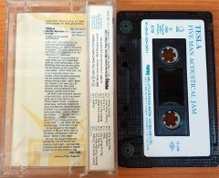 TESLA - FIVE MAN ACOUSTICAL JAM (1991) MMY CASSETTE MADE IN TURKEY ''USED'' PAPER LABEL