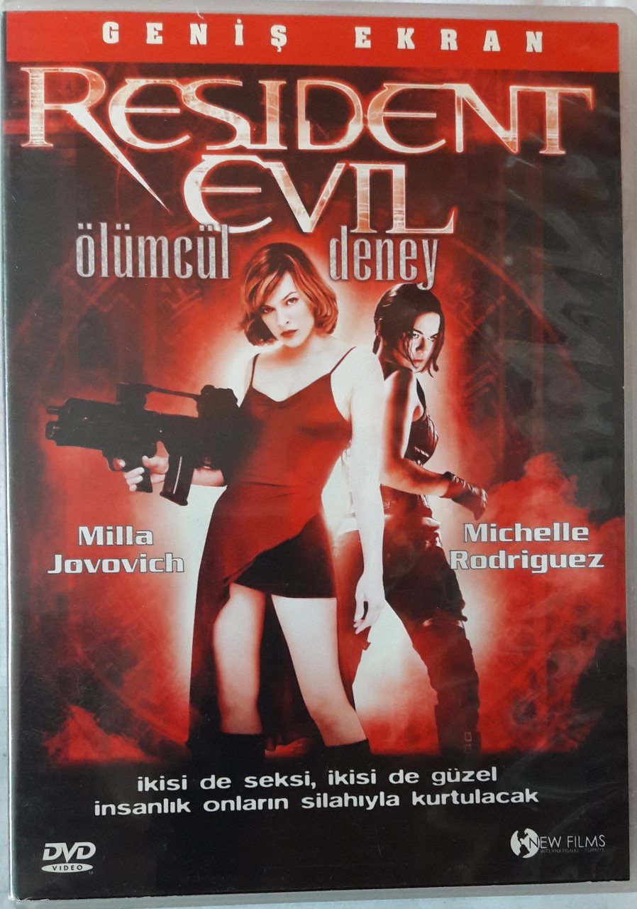ÖLÜMCÜL DENEY - RESIDENT EVIL - MILLA JOVOVICH - MICHELLE RODRIGUEZ - DVD 2.EL