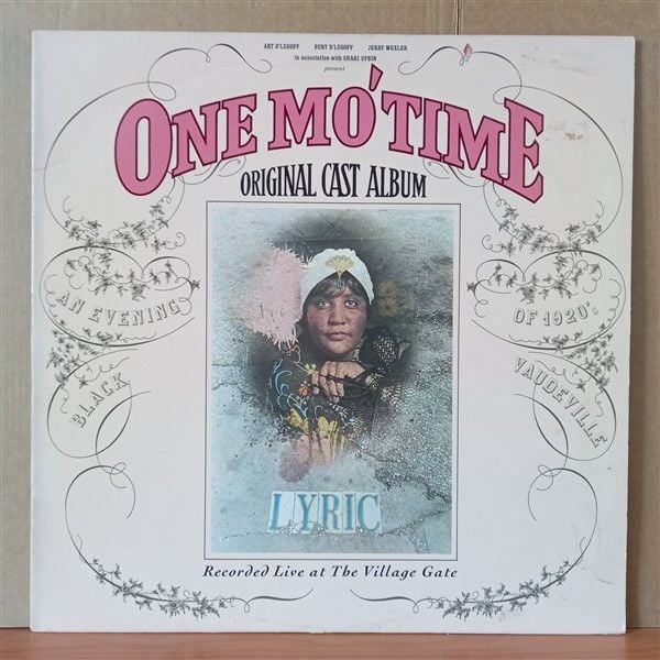 ONE MO' TIME / ORIGINAL CAST ALBUM / NEW ORLEANS BLUE SERENADERS (1980) - LP 2.EL PLAK