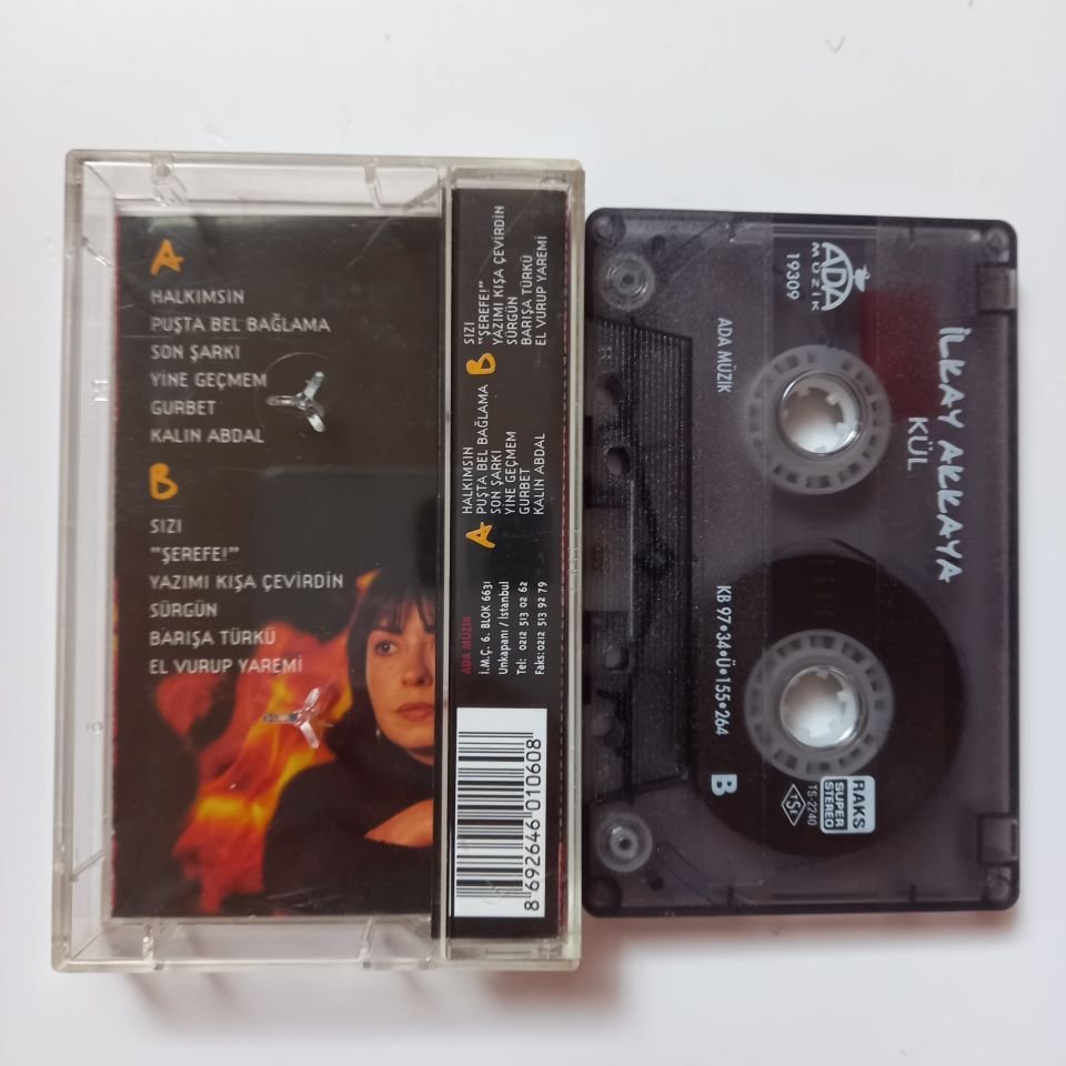 İLKAY AKKAYA - KÜL (1997) - KASET 2.EL
