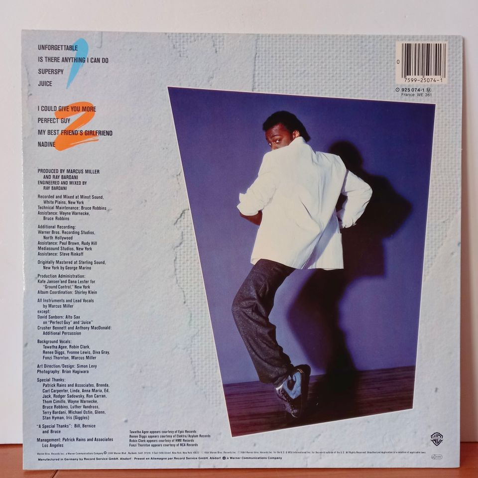 MARCUS MILLER – MARCUS MILLER (1984) - LP 2.EL PLAK